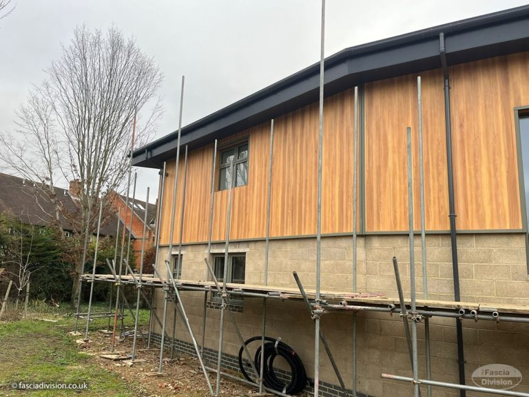 Durasid Foresta Cladding In Red Cedar Anthracite Fascias And Soffits