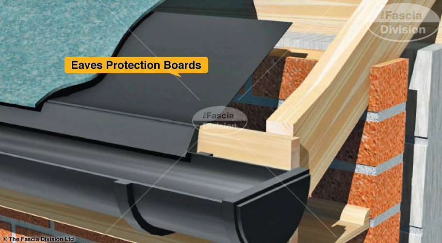 The Fascia Division™ Eaves Protection Board Eaves Protection Systems