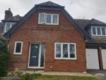 Grey fascias white soffit installation Winchester