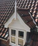 upvc concave decorative fascia boards with roof spire