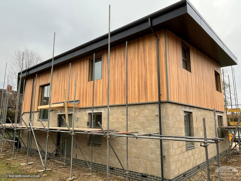 Durasid Foresta Cladding In Red Cedar, Anthracite Fascias And Soffits ...