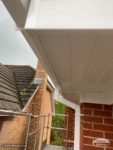 New white soffits and white square guttering