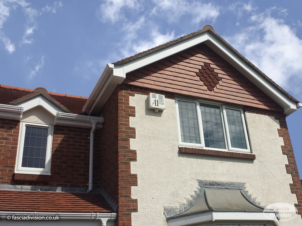 White Fascia and Soffit