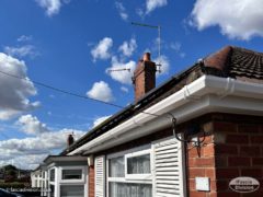 New white square gutters, white uPVC fascia and soffit