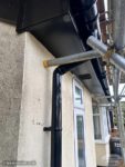 Black fascia, soffits and guttering lower level